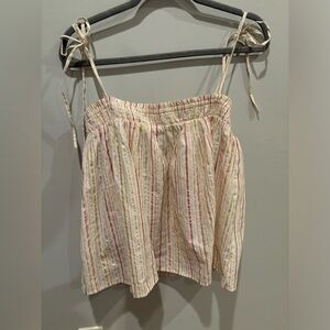 Loft Metallic Tank/ Blouse